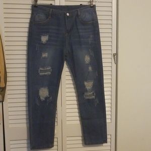 Distressed Jeans size: L Junior